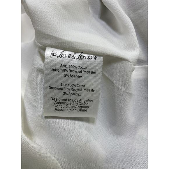 For Love & Lemons 'Raleigh' Green Cotton Midi Dress Size S - Picture 5 of 5